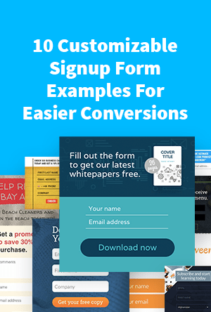 10 Signup Form Examples