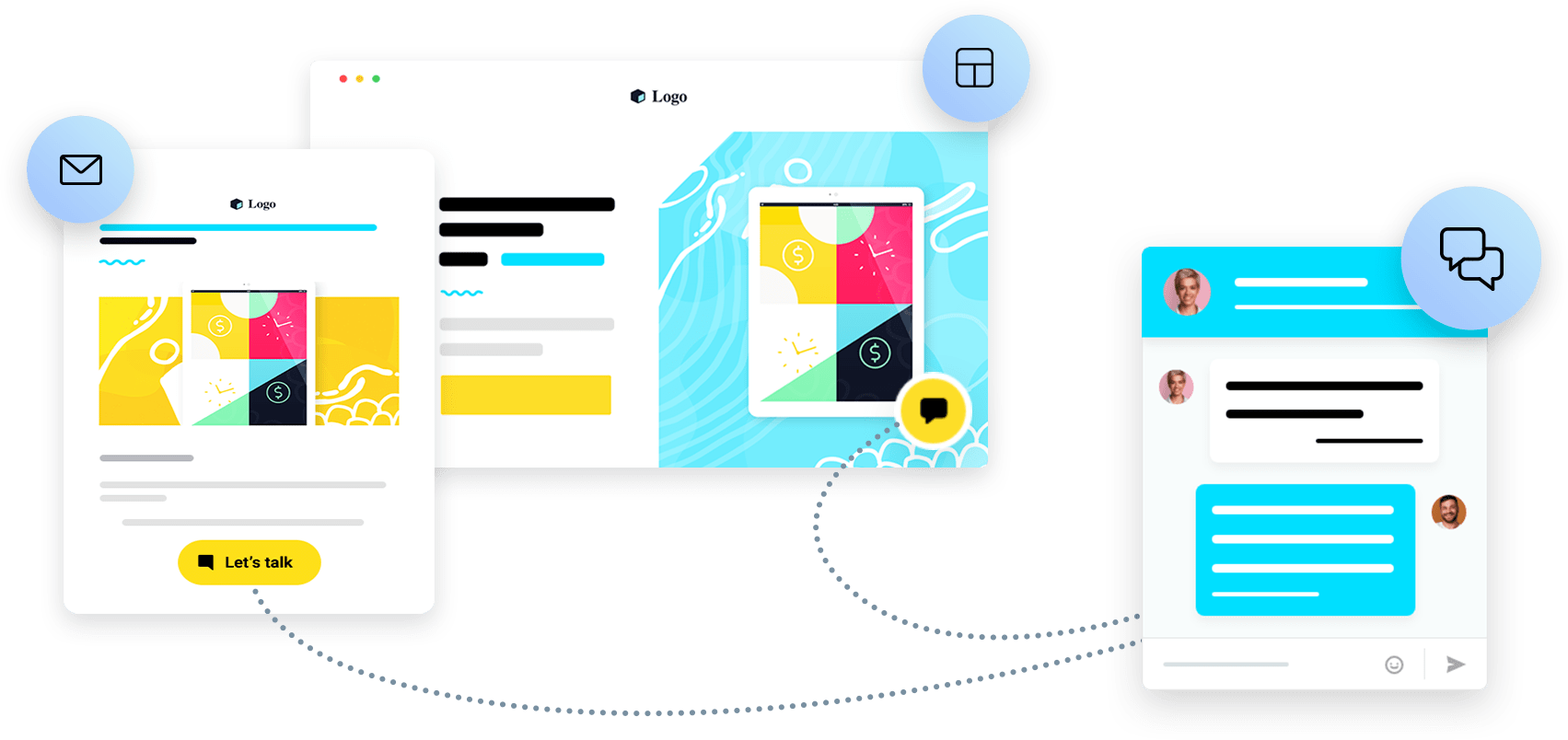 Online Live Chat Software Easy  Chatting With Customers GetResponse