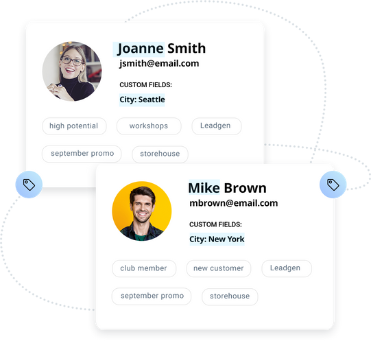 Construisez des profils individuels pour vos contacts